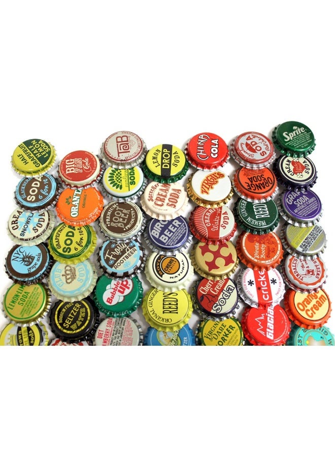 Bottle Cap Co 100 Vintage and Vintage Inspired Bottle Caps Random Mix - Image 1
